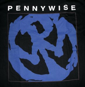 ★ペニーワイズ Tシャツ PENNYWISE Blue PW Logo - L 正規品 nofx メロコア green day