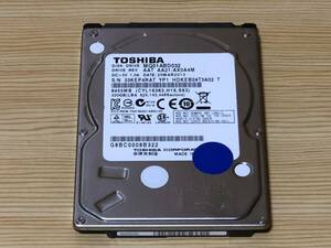 正常 TOSHIBA MQ01ABD032 出品中のハードディスクと同梱可能 320GB HDD 2.5インチ パソコン部品 PCパーツ 自作 研究 部品用にも