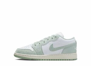 NIke GS Air Jordan 1 Low SE "White/Sail/Seaform" 24.5cm FN9137-131