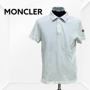 国内正規品 MONCLER モンクレール 袖ロゴワッペン 襟裏ロゴ 鹿の子 ポロシャツ メンズ 8A705-10-84556