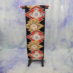 （209）唐織　袋帯　リサイクル　着物　正絹　SILK　Japanese　Kimono　belt 398.5cm 中古 pre-owned　ランチョンマット Table mat