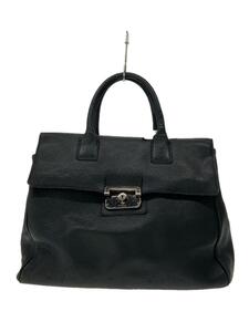 FURLA◆バッグ/レザー/BLK