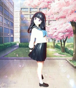  「清楚な青春の象徴 - 純粋無垢なセーラー服女子中学生フィギュア」