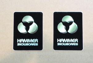 HAMMER SNOWBOARDS　ステッカー　2枚　ハマー スノーボード