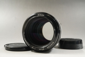 1円~【281】Nikon／ニコン　NIKKOR　85mm　1:1.8