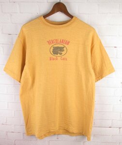 ST10306 WAREHOUSE ウエアハウス Tシャツ X-LARGE オレンジ系（クリックポスト可）