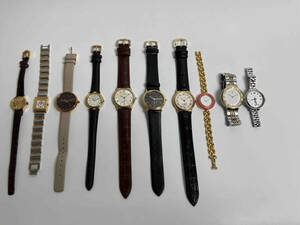 ジャンク ［ まとめ売り　10本 ］ファッション腕時計　(CELINE、GUCCI、SKAGEN等)