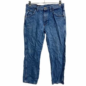 Wrangler デニムパンツ W34 ラングラー ブルー コットン メキシコ製 古着卸 アメリカ仕入 2310-632