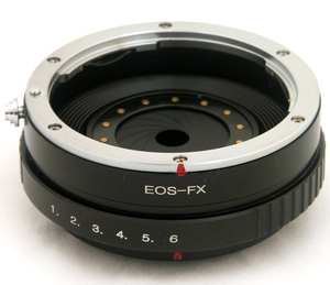絞り可 キヤノン Canon EOS/EFレンズ → FUJIFILM X-Pro1 Xマウントアダプター X-T5 X-E4 X-H2 X-S20 X-A7