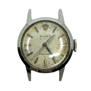 ジャンク！ロレックス レディース腕時計 手巻き プレシジョン スイス製 シルバー 24E04