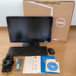 ★DELL INSPIRON ONE 2020 AI43T-X Win10 i5-2390T 4GB/1TB 非光沢20インチ液晶 一体型 無線LAN内臓 ブルーレイ パソコン