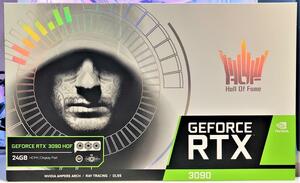 GALAX GeForce RTX 3090 HOF 玄人志向 GK-RTX3090-E24GB/HOF Hall Of Fame