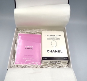 □H78671:CHANEL シャネル ラ クレームマン ハンドクリーム 50ml チャンス オータンドゥル ヘアミスト 35ml セット 未使用