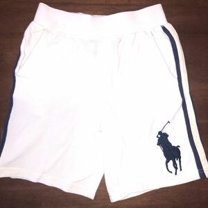 【RALPH LAUREN/ラルフローレン】ショートパンツ　サイズS（8）/140㎝　ビッグポニー　中古　オフホワイト