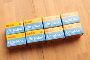 KODAK ULTRA MAX 36枚撮り　ISO400　FILM フィルム　8本セット　期限2025年8月
