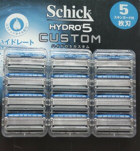 ネコポス便【替刃12個】シックハイドロ５カスタムSchick HYDRO5 CUSTOM