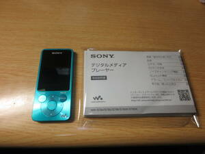 1円～美品最落無　ソニーウォークマン　NW-S786　大容量32GB　ブルー