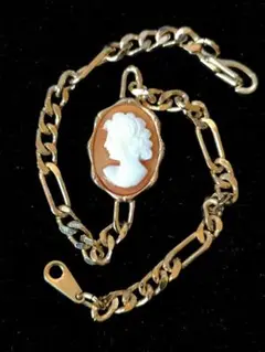 CAMEO ITALIANA vintage シェルカメオ ブレスレット a69