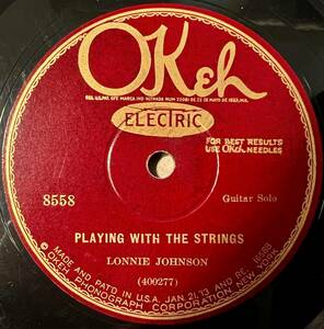 LONNIE JOHNSON OKEH Playing with The Strings ギターソロ CLASSICS!!!!!