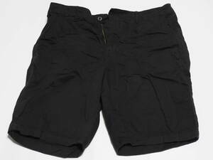 【中古】UNIQLO ユニクロ 321-425143(02-05)「チノショートパンツ(丈24～27.5cm)」09 BLACK 綿100% Lサイズ