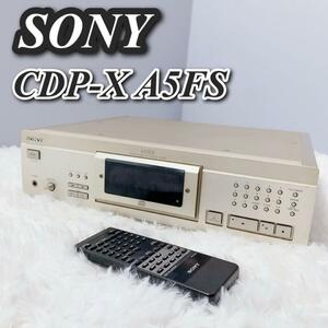 SONY ソニー CDP-XA5ES ジャンク 訳あり CDプレーヤー リモコン　CD認識不具合　トレイ開閉可能
