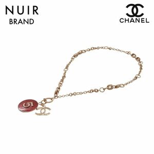 シャネル CHANEL ネックレス レジン ゴールド