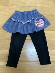 アンパンマン スカート付きレギンス 80センチ　ボトムス キッズ　ベビー服　女の子女子　長ズボン　ドキンちゃん