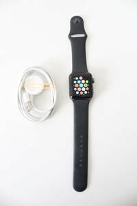 Apple Apple Watch Series3 38mm アルミニウムケース A1858 本体＋充電器(AM21)