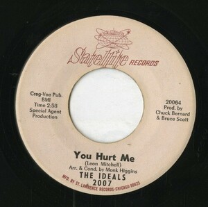 【7inch】試聴　IDEALS 　　(SATELLITE 2007) YOU HURT ME / YOU LOST AND I WON