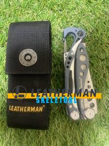 LEATHERMAN SKELETOOL デニムブルー　専用ナイロン製シース付　レザーマン マルチツール ツールナイフ