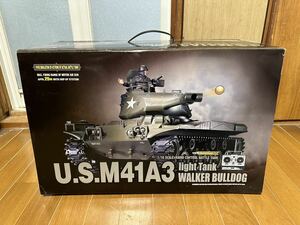 戦車　ラジコン U.S.M41A3 ライトタンク ウォーカーブルドッグ 1/16 箱入り　おもちゃ　その他　軍用車両　トイラジコン　ジャンク品