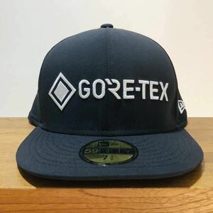 NEW ERA GORE-TEX ニューエラ ゴアテックス アウトドア コラボ 59FIFTY 刺繍 撥水 キャップ 帽子 ブラック 7 3/8 58.7cm 新品未使用 レア