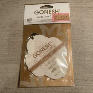 gonesh ガーネッシュ　ペーパーエアフレッシュナー　ホワイトムスク