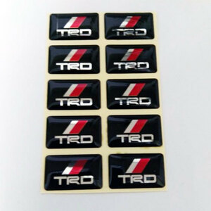 TRD　インテリアステッカー　１０個　１シート　Aタイプ