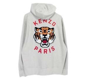 ケンゾー KENZO ■ 24SS 【 Luky Tiger hoodie FE58SW0114MF 】 タイガー デザイン プルオーバー フーディー パーカー 33010