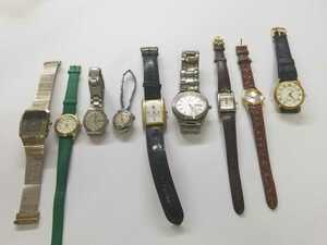 9本セット　TECHNOS KENZO SEIKO ETTA Great Polo Sports Club CITIZEN 他　時計　腕時計　動作未確認