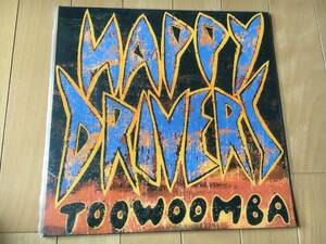 美品★HAPPY　DRIVERS/TOOWOOMBA／LP（CRAZY LOVE再発盤　サイコビリー　ロカビリー）