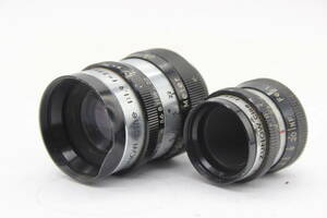 【訳あり品】 【レンズ2点まとめ】ズノー Zunow Tele Zunow Cine 38mm F1.9 13mm F1.9 シネレンズ s9887