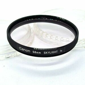 キヤノン Canon 58mm Skylightフィルター（中古）