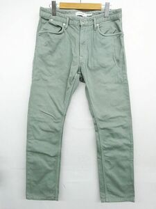 nonnative ノンネイティブ パンツ ボトム グリーン系 グレー系 メンズ サイズ1 ウエスト約80cm 股下約71cm 綿100％ 