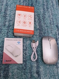 0603u1321　マウス ワイヤレス Bluetoothマウス シルバー ABL-M3