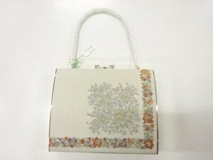 ys6798129; 相良刺繍花模様ハンドバッグ【アンティーク】【着】