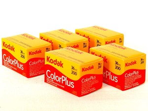 Color Plus 200-36枚撮【5本】Kodak カラーネガフィルム ISO感度200 135/35mm【即決】コダック CAT603-1470★0086806031479 新品