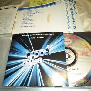 KOOL & THE GANG クール・アンド・ザ・ギャング As One 西独盤CD レンタル落ち 旧規格 Mercury 日本フォノグラム 32PD-151 国内流通デカ帯 