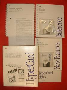 【2981】 アップル HyperCard v2.1 メディア未開封品 Apple ハイパーカード M0556J/D カード型ハイパーテキスト作成ツール ハイパーリンク