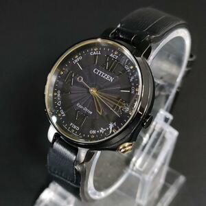 極美品【稼働品】CITIZEN　シチズンW410　100周年記念モデル　ブラック