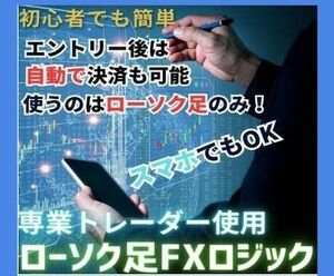 ローソク足のみを使ったFXロジックを教えます ローソク足FXトレーダー