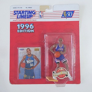 ■未開封【Kenner社 カード付 フィギュア】 Grant Hill Starting Lineup 1996 Edition グラント・ヒル Detroit Pistoins FT. Wayneユニ