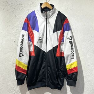 ビンテージルコックレトロジャージLトラックジャケットle coq sportif