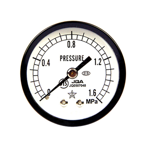 汎用圧力計A50・R1/4後 右下精器 エアーツール 圧力計・機器 S-130・1.6MPA